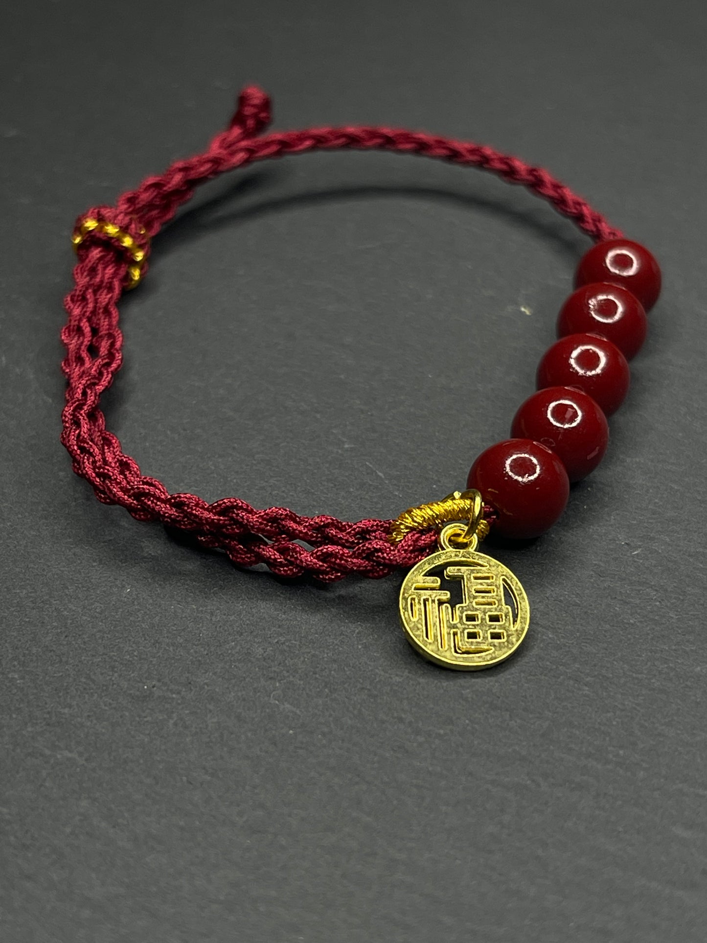 China Red String Bracelet - Peace and luck