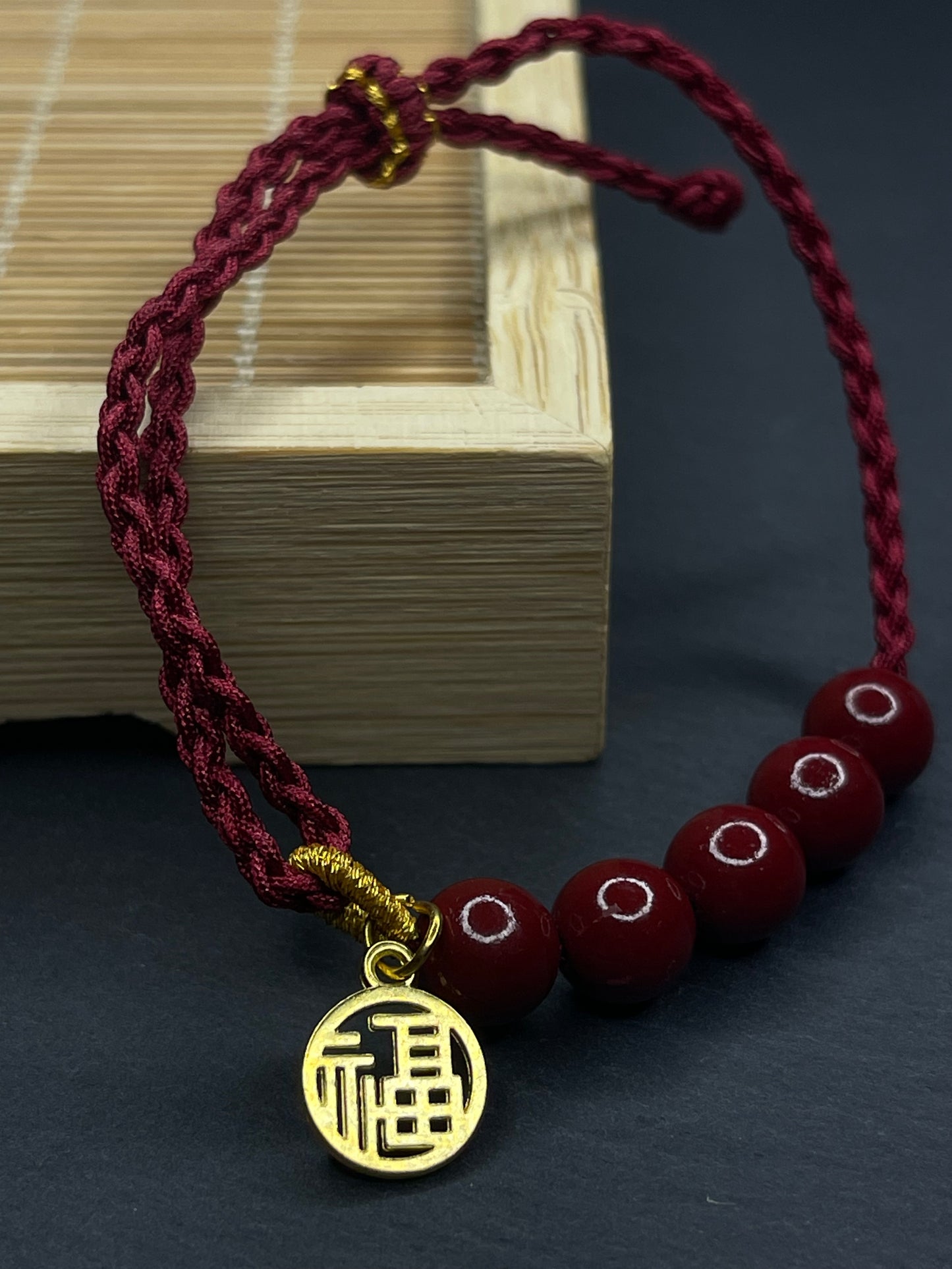 China Red String Bracelet - Peace and luck